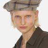 UNDERCONTROL Studio FULL MOON BERET / WOOL CHECK / SMOKE GREY