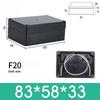 1/3Pcs Plastic Electronic Project Instrument Case Ip65 Waterproof Black Junction Box Outdoor Container Power Enclosure Tools