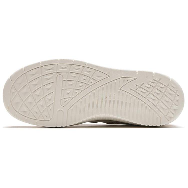Anta Life Collection Abrasion Resistant Breathable Low Top Skateboard Shoes Women's Beige Brown 122428015-3