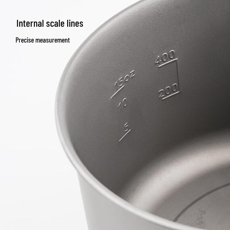 MOBIGARDEN 1300ml Titanium Camping Pot