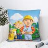 Cartoon B-Bob B-Builder Kissenbezug Individueller Kissenbezug Für Wohnzimmer Sofa Modische Kissenbezüge