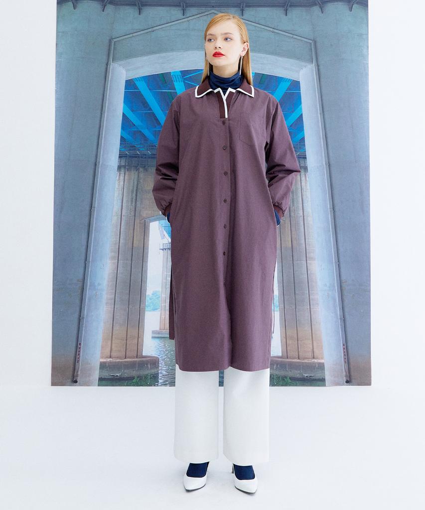 The Studio K Pique Shirt Dress_Brown