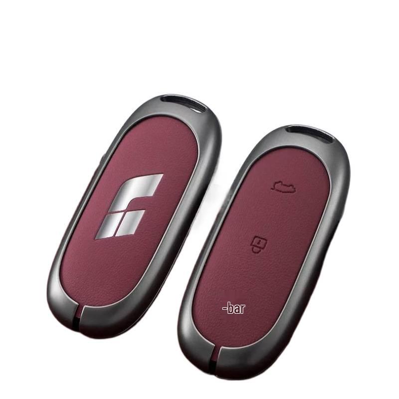 Ideal L6 L7 L8 L9 Key Fob Case: High-End Metal Protective Shell for Car Accessories