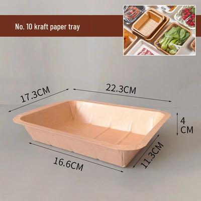 Disposable Kraft Paper Plates