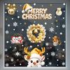 Christmas Stickers , Festive Atmosphere , Green Static Stickers , Window Stickers , Refrigerator Stickers