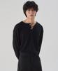 Ousa Henley Neck Long Sleeve T-Shirt 2 Colors