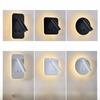 Nordic Style Rotatable LED Wall Lamp with Switch for Hotel or Bedroom