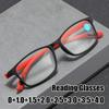 4 Colors Ultralight Reading Glasses For Men Women Retro Square Frame Hd Presbyopia Eyeglasses Tendy Anti-Blue Far Sight Eyewear