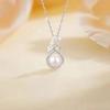 Nelken-Perlenkette Damen Nische Leichter Luxus Stil Hochwertiger Anhänger Edles Temperament Chinesischer Stil Schlüsselbein-Kette Schmuck