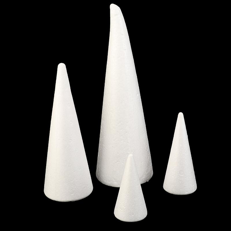 Polystyrene Cone Flat Foam Cone For Handmade Craft Diy Accessory Party Celebration Festival Home Decoration
