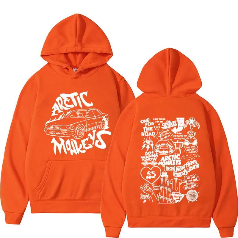 Hanorace rock pentru bărbați și femei, hanorace retro casual la modă, topuri calde și confortabile, muzică retro Jerez