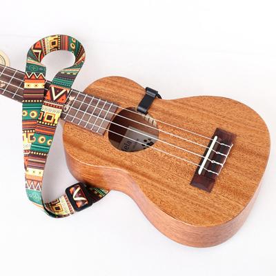 Ethnic Style Ukulele Strap Thermal Transfer Ribbon Guitar Belt Instrument Guitar Accessories