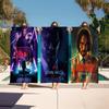 Action Movie J-John W-Wick Microfiber Beach Towel Absorbent Quick Dry Soft Yoga Swimming Resort Mountain Climbing Towel