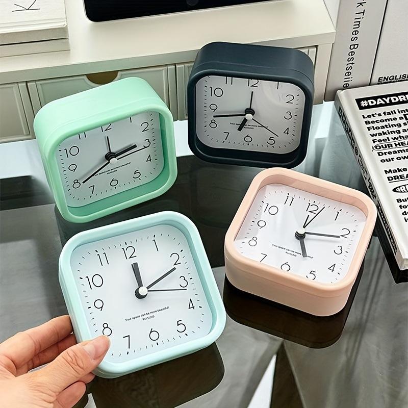 Personalized Square Simple Alarm Clock Three-dimensional Fashion Home Decoration Alarm Clock Student Digital Creative Desktop Learning Alarm Clock