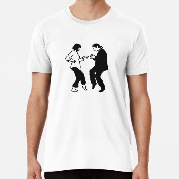 Model dans Pulp Fiction Mărimi S la 5XL Fabricat în AU/SUA Tricou