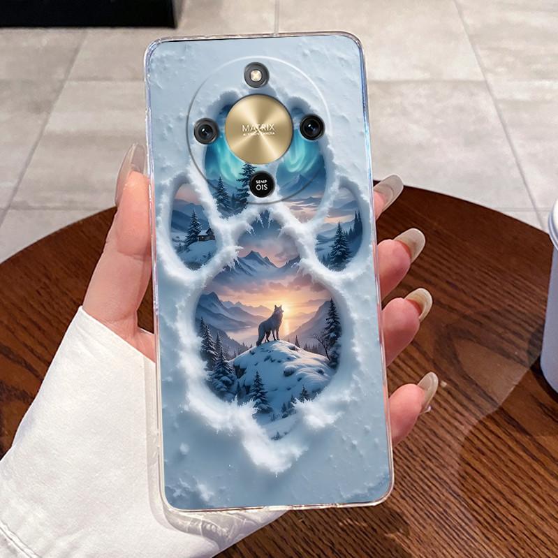 For Honor X9d 2025 Case Clear Luxury Cute Love Rabbit Funny TPU Soft Silicone Phone Case For Honor X9d 5G Transparent Back Cover