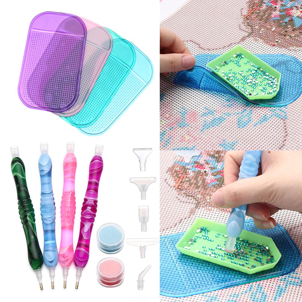Beads Tray Resin Pens Point Drill Pen Resin Diamond Painting Pen Diamond Painting Glue Clay
