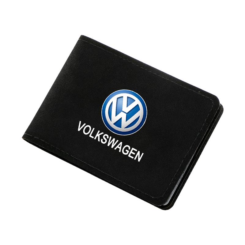 Auto Suède Rijbewaashouder ID-kaart Tas Voor Volkswagen VW Rline R GLI Golf Amarok Phaeton T-Cross Tiguan BA5