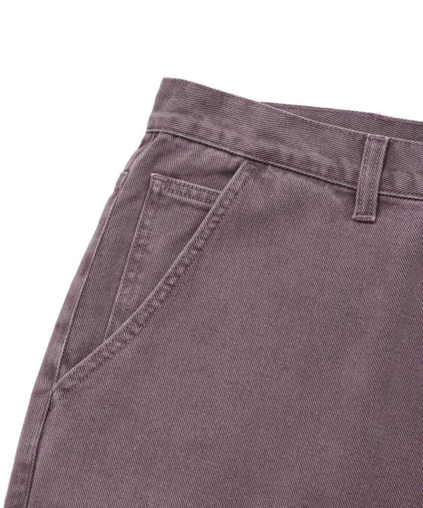 PHYSICAL DEPARTMENT Pigment Washed Cargo Denim Pants Vintage Purple