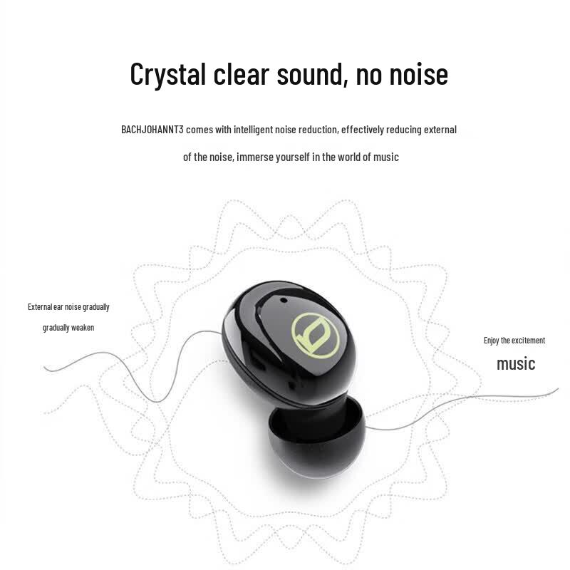 Bach Johann T3 True Wireless In-Ear Bluetooth Earbuds