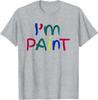 I Heart Love To Finger Paint I'm Paint Cute Couple Unisex T-Shirt