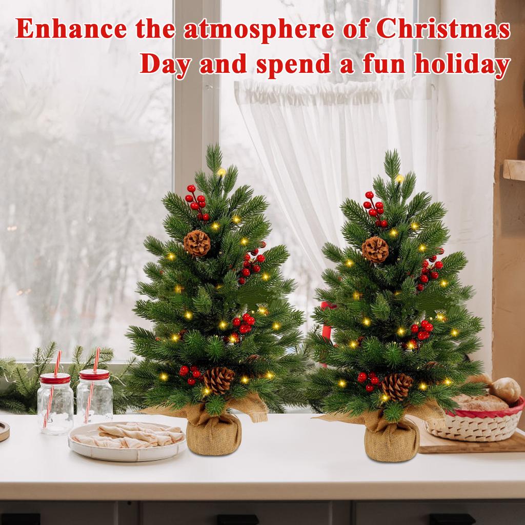 Artificial Christmas Tree Desktop Small Tree Pe Christmas Decoration Christmas Tree Ornaments Small Christmas Tree