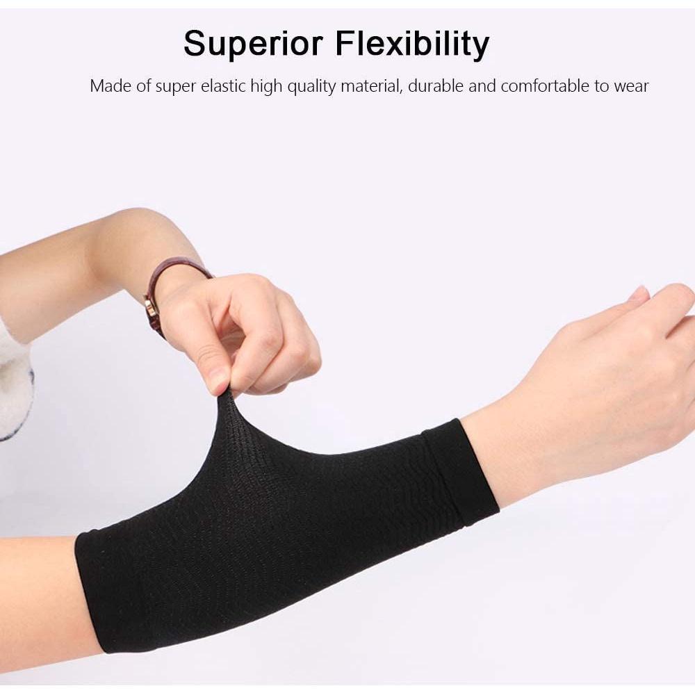 1 Paar Arm-Schlankheits-Shaper-Wickel, Arm-Kompressionsmanschette für Frauen, Gewichtsverlust, Oberarm-Shaper, hilft dabei, die Oberarm-Ärmel zu formen