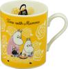 MOOMIN Große Tasse 320ml – Zeit mit Mamma Design, Hergestellt in Japan, Gelb (MM9501-11)