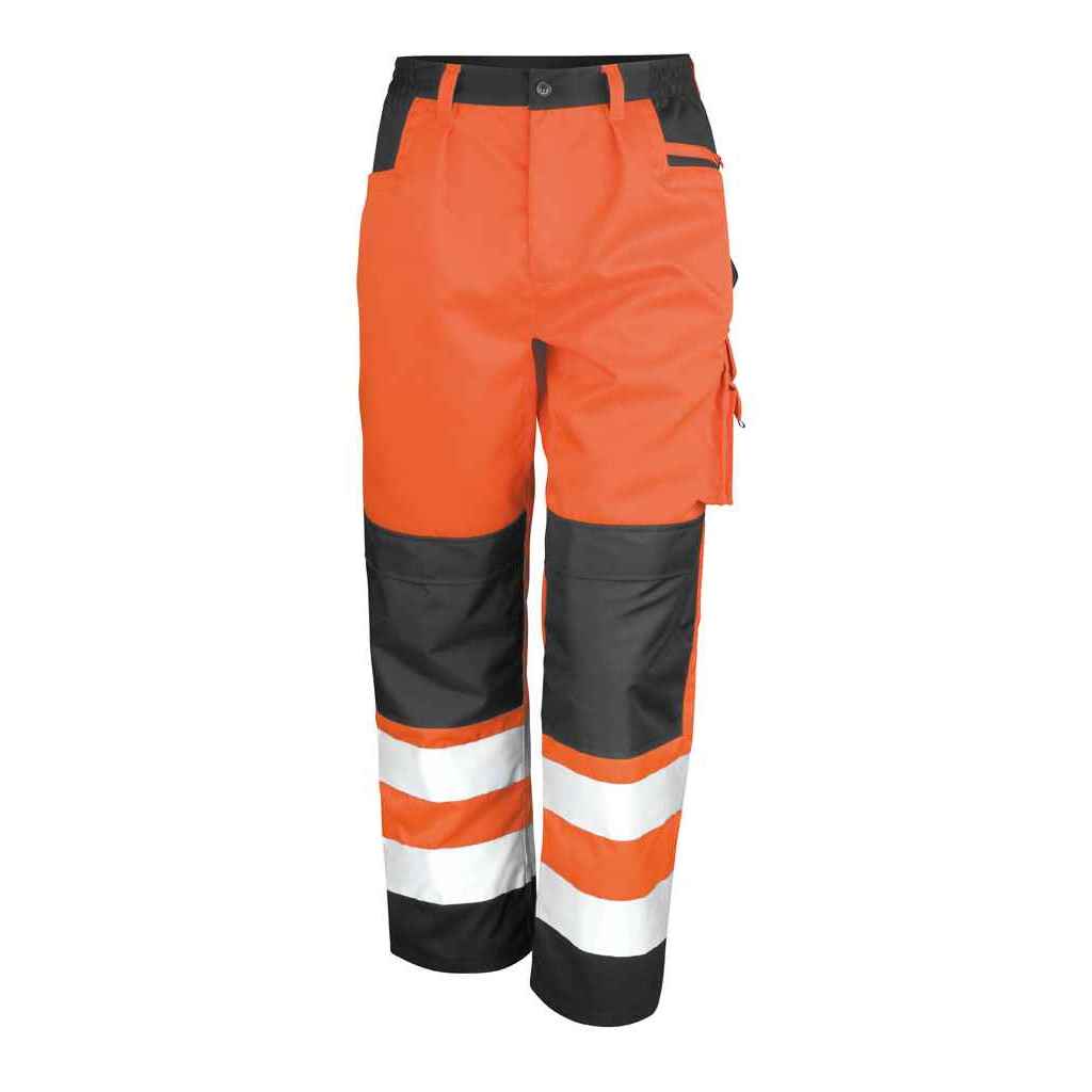 SAFE-GUARD by Result Unisex Adult Hi-Vis Cargo Trousers