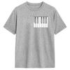Harajuku TShirt Piano Klavier Heartbeat EKG Pianist Flgel Cotton TShirts Novelty Tshirt for Unisex Beach Aesthetic Design Tees