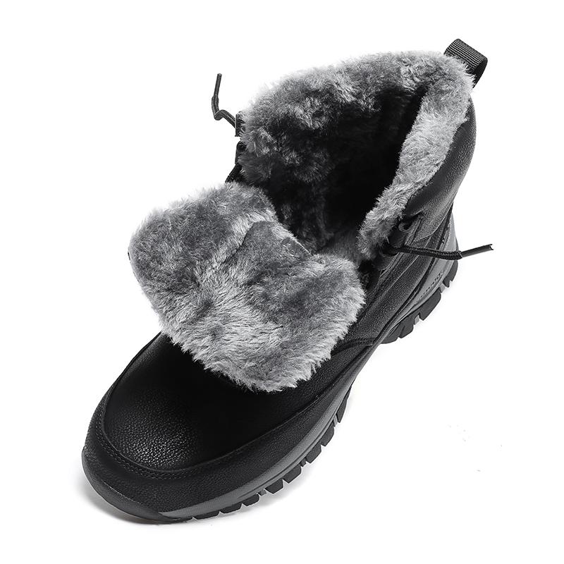 39-48 Autumn and Winter Men's Large Size Plus Velvet Rubber Bottom Winter Shoes Men's Winter Snow Boots
