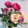 30 cm konstgjorda pionblommor Baby andedräkt Sidenbröllopsbukett Daisy Blommor Bröllop Heminredning