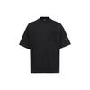 Reebok T Shirts Unisex Black Half Turtleneck Moderate Straight Fit 23RCS421U001