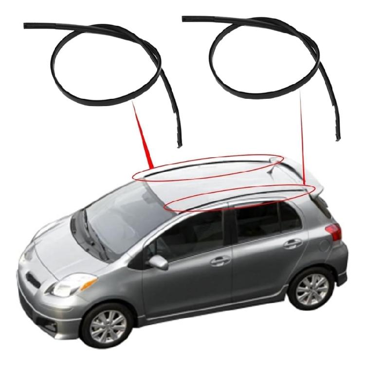 1 paar katuse kummiriba asendus ilmastikukindel riba lihtne paigaldus vihmakaitse auto lisatarvikud 75555-12120 75556-12120