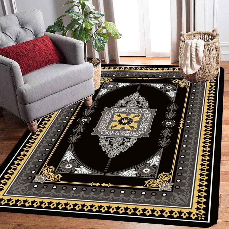 Große Größe großer Teppich traditioneller orientalischer Vintage-Bereichsteppich nordische Fußmatten europäischer Eingangsbereich alter bedruckter Teppich modern