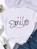 (Asian Size) T Shirt Clothing Sweet Love Cute 90s Style Casual Fashion Print Female Casual Women's Top Graphic Tee Short Sleeve T-shirts