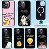 1 STuks Raak Mijn Telefoon Niet Aan Telefoonhoesje Voor iPhone 17,16,15,14,13,12,Pro,Max Voor Magsafe Magnetisch Draadloos Opladen
