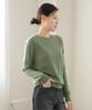 Keulleiseu 100% Wool Round Neck Knit Sweater_Black