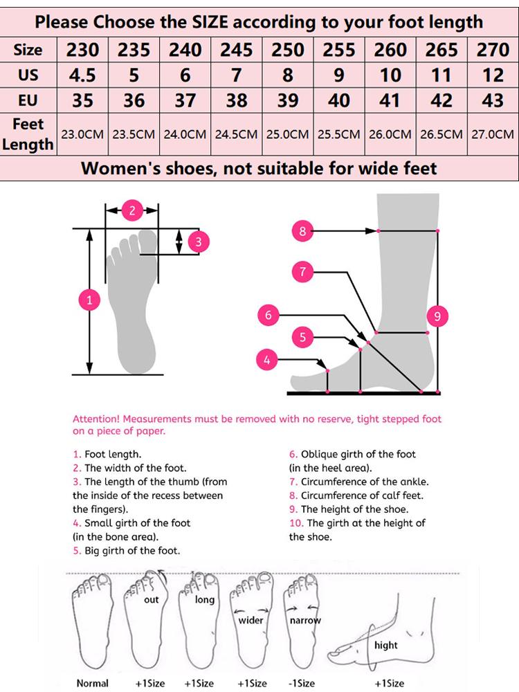 IPPEUM Western Cowboy Boots For Women Knee High Block Heel Plus Size 34-46 PU Leather Cowgirl Shoes