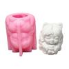 Ornament Mould Silicone Mold for Nine Tailed Foxes Girl Shaped Figurine Decoration Gypsum Mold Jewelry Making Supplies