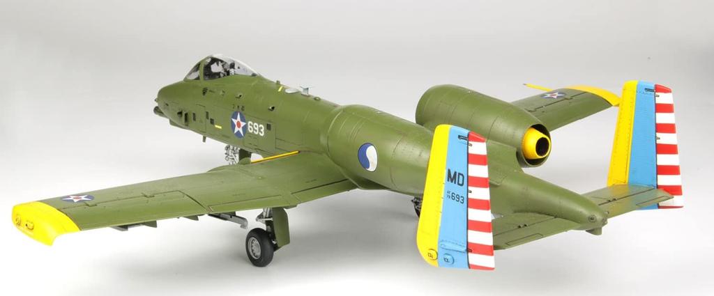 US Air Force Attack Aircraft Thunderbolt II Maryland Air National Guard 100th Anniversary Painted Plastic Model Molded Color Platz/Italeri 1/48 A-10C