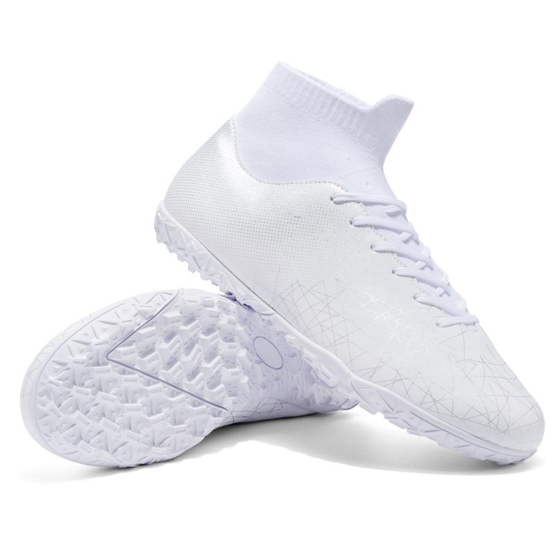 Fußballschuhe 30–47 UNISEX Fußballschuhe High-Top Gummiband Hochelastische Socken Training Kunstrasen Outdoor Sport Training Fußballschuhe
