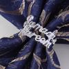 1 Piece of Ramadan Ring, Mubarak Muslim Islamic Family and Friends Gathering Table, Family Decoration Gift LM