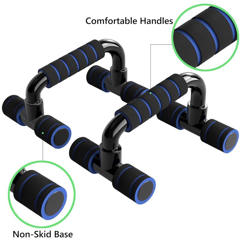 Ergonomic Advanced Push-Up Bars Anti-Slip andRotating Grip Wrist  Lightweight Portable Strength Training for Home and Gym High Quality