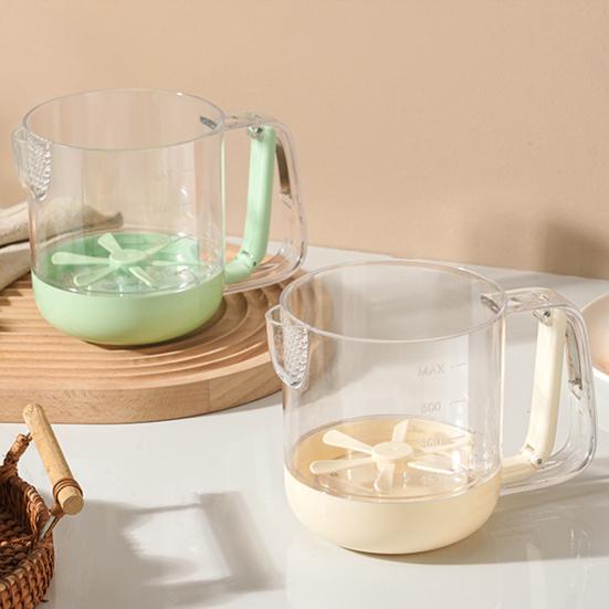Bouteille de vinaigrette, shaker manuel, tasse de mélange pour batteur à œufs de cuisine, tasse de mélange liquide, bouteille de vinaigrette