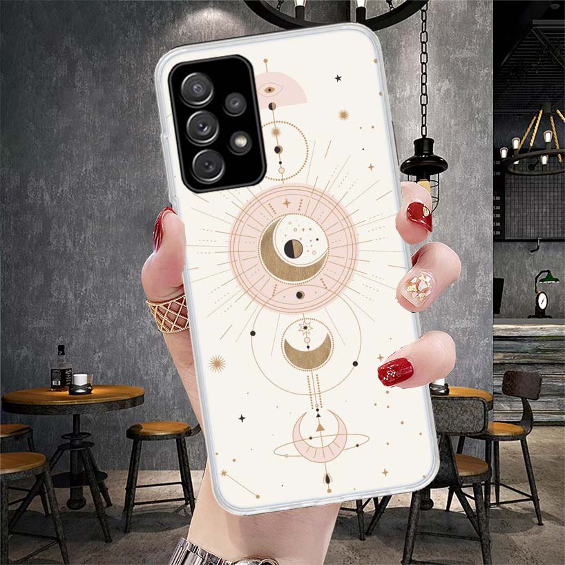 Mond Mysterium Totem Hexe Weiche Handyhülle Für Samsung Galaxy S22 S23 S24 S25 Edge S26 Ultra S20 FE S21 Plus + Hüllen Coque Galax