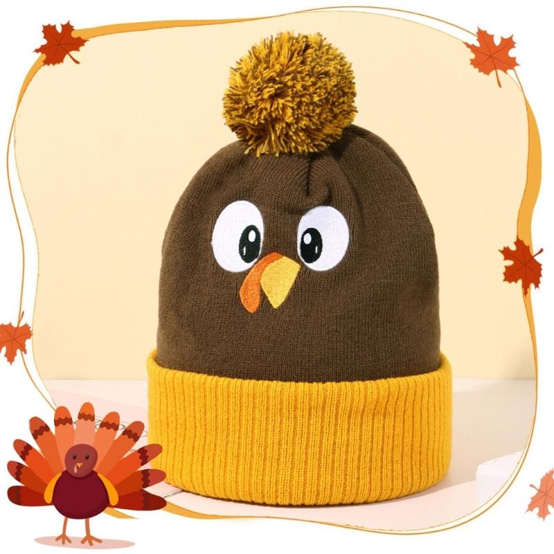 Bestickte Truthahn Thanksgiving Truthahn Mützen Perfekt für Feiertagspartys