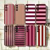 Burgundy White S-Stripe Phone Case For Samsung Galaxy A73,A72,A71,A70,A53,A52,A51,Soft Silicone Black Cover