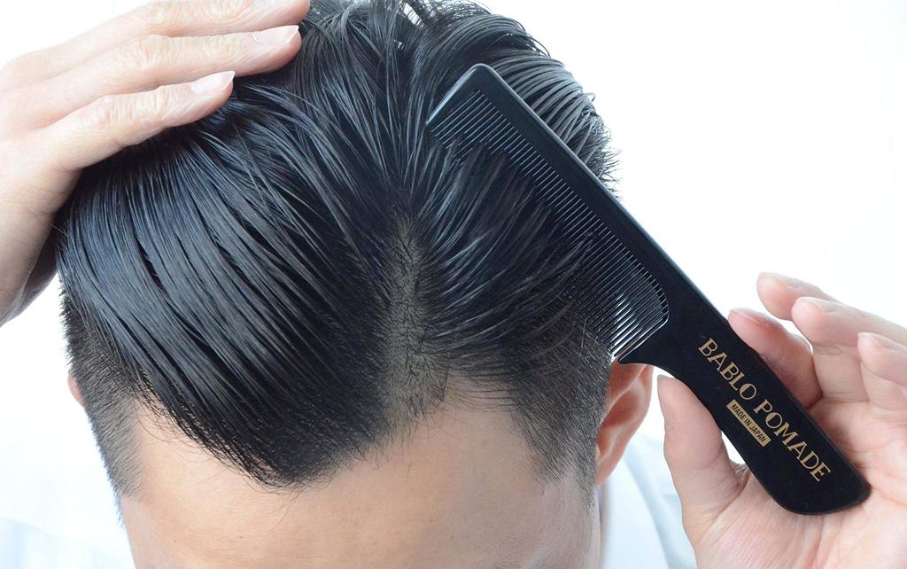 BABLO POMADE Original Comb for Pomade Made in Japan Men, Styling, Barber,