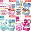 Ensemble de jouets de cuisine pour enfants avec jeu de rôle et fonctionnalités éducatives pour garçons et filles